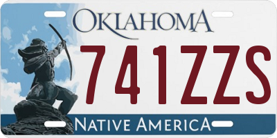 OK license plate 741ZZS