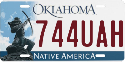 OK license plate 744UAH