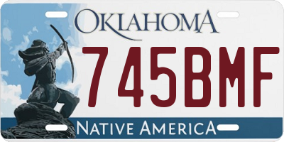 OK license plate 745BMF