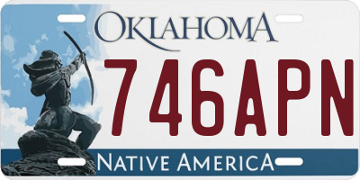 OK license plate 746APN