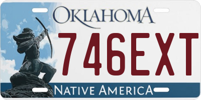 OK license plate 746EXT