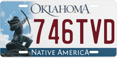 OK license plate 746TVD