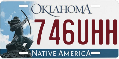 OK license plate 746UHH