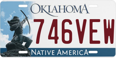OK license plate 746VEW