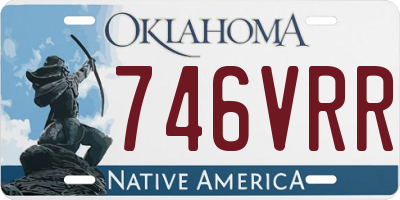 OK license plate 746VRR