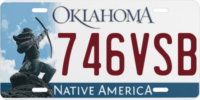 OK license plate 746VSB