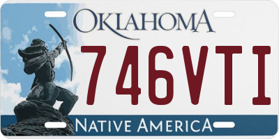 OK license plate 746VTI
