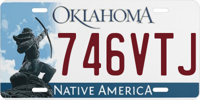 OK license plate 746VTJ