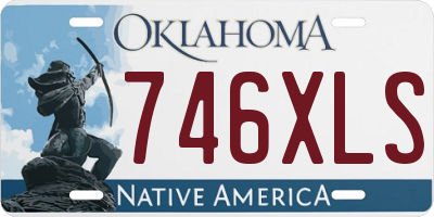OK license plate 746XLS