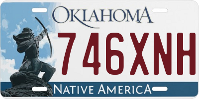 OK license plate 746XNH