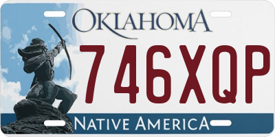 OK license plate 746XQP