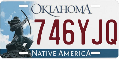 OK license plate 746YJQ