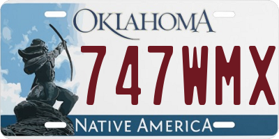 OK license plate 747WMX
