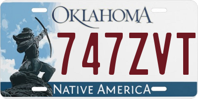 OK license plate 747ZVT