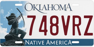 OK license plate 748VRZ