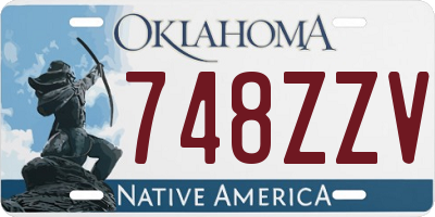 OK license plate 748ZZV