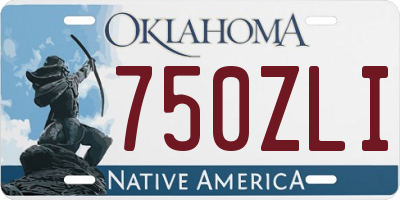 OK license plate 750ZLI