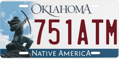 OK license plate 751ATM