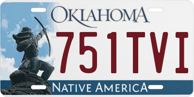 OK license plate 751TVI