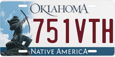 OK license plate 751VTH