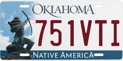 OK license plate 751VTI
