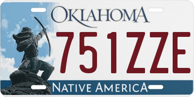OK license plate 751ZZE