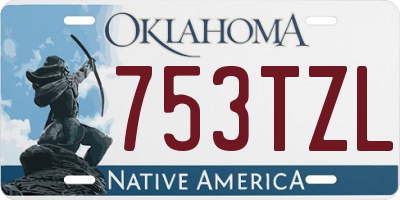 OK license plate 753TZL