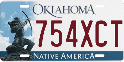 OK license plate 754XCT
