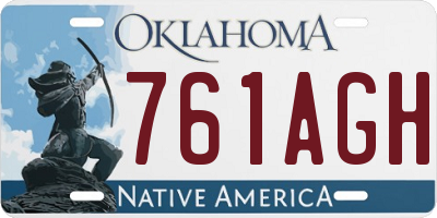 OK license plate 761AGH