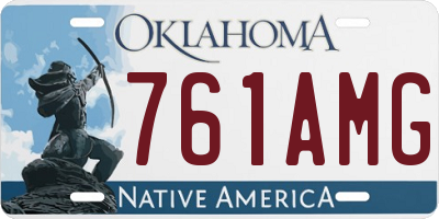 OK license plate 761AMG