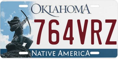 OK license plate 764VRZ