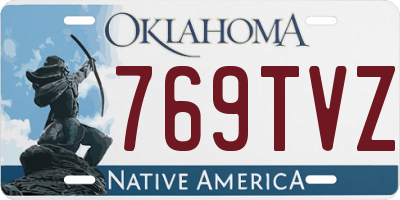 OK license plate 769TVZ