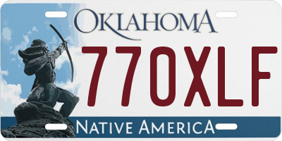OK license plate 770XLF
