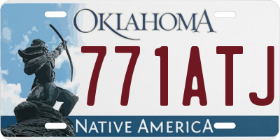 OK license plate 771ATJ