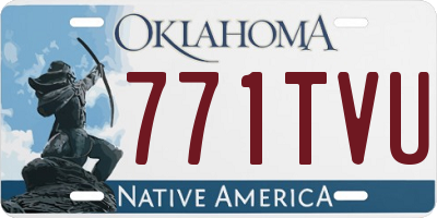 OK license plate 771TVU