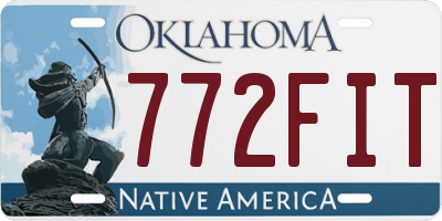 OK license plate 772FIT