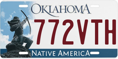 OK license plate 772VTH