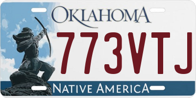 OK license plate 773VTJ