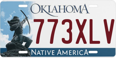 OK license plate 773XLV