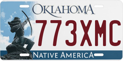 OK license plate 773XMC