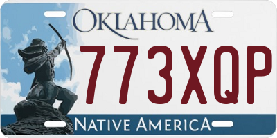 OK license plate 773XQP