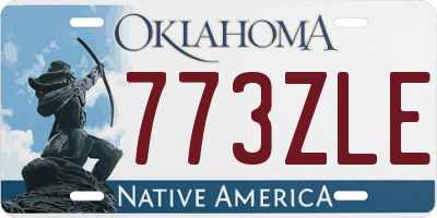 OK license plate 773ZLE