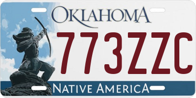 OK license plate 773ZZC