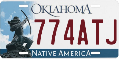 OK license plate 774ATJ