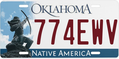 OK license plate 774EWV