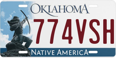 OK license plate 774VSH