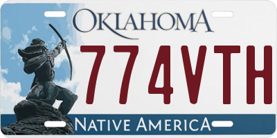 OK license plate 774VTH
