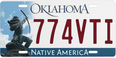 OK license plate 774VTI