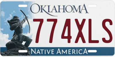 OK license plate 774XLS