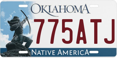 OK license plate 775ATJ